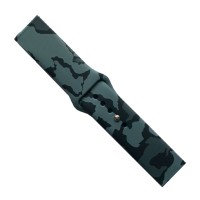 Ремешок универсальный, Camouflage, Black-Grey, Черный