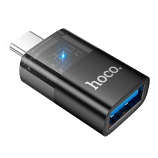Переходник Hoco UA36B, Type-C, USB, Черный