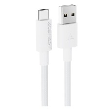 USB кабель Acefast C18-04, Type-C, 1.2 м., Белый