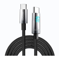 USB кабель WUW X214, Type-C, 1.0 м., Черный