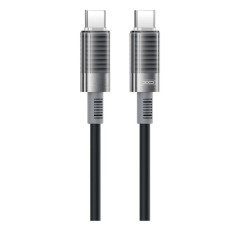USB кабель XO NB-Q282B Brushed, Type-C, 1.0 м., Черный