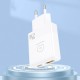Сетевое зарядное устройство WUW C217, Белый