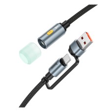 Переходник Hoco UA38C, Type-C, USB, Черный