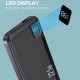 Павербанк (Power Bank) WUW Y139, 10000 mAh, Черный