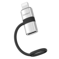 Переходник Earldom ET-OT90L Apple iPhone SE 2022, iPhone 14 Pro Max, iPhone 14 Plus, iPhone 14 Pro, iPhone 14, iPhone 13 Pro, iPhone 13 Mini, iPhone 13, iPhone 13 Pro Max, iPhone 12 Mini, iPhone 12 Pro Max, Lightning, Type-C, Серебряный