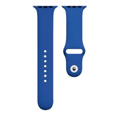 Ремінець Apple Watch 38, Watch 40, Silicone WatchBand, Navy Blue, Синій