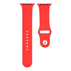 Ремінець Apple Watch 42, Watch 44, Silicone WatchBand, Червоний
