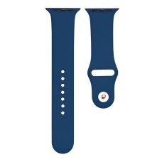 Ремінець Apple Watch 42, Watch 44, Silicone WatchBand, Blue Cobalt, Синій