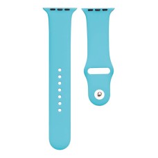Ремінець Apple Watch 42, Watch 44, Silicone WatchBand, Sky Blue, Блакитний
