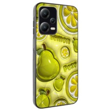 Чохол Xiaomi Poco X5 5G, Redmi Note 12 5G, Epik Prisma Fluffie, Lemon, Малюнок