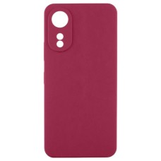 Чохол OPPO A78 4G, GETMAN Liquid Silk, Marsala, Бордовий