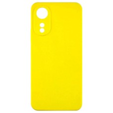 Чохол OPPO A78 4G, GETMAN Liquid Silk, Flash, Жовтий
