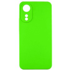 Чохол OPPO A78 4G, GETMAN Liquid Silk, Neon Green, Салатовий