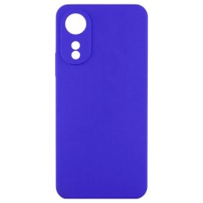Чохол OPPO A78 4G, GETMAN Liquid Silk, Iris, Синій