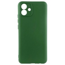 Чохол Samsung A045 Galaxy A04, M136 Galaxy M13 5G, GETMAN Liquid Silk, Dark Green, Зелений