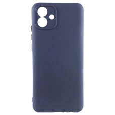 Чохол Samsung A042 Galaxy A04e, GETMAN Liquid Silk, Midnight Blue, Синій