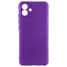 Чохол Samsung A042 Galaxy A04e, GETMAN Liquid Silk, Фіолетовий