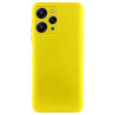Чохол Xiaomi Redmi 12, Redmi 12 5G, GETMAN Liquid Silk, Flash, Жовтий