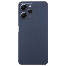 Чохол Xiaomi Redmi 12, Redmi 12 5G, GETMAN Liquid Silk, Midnight Blue, Синій