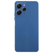 Чохол Xiaomi Redmi 12, Redmi 12 5G, GETMAN Liquid Silk, Navy Blue, Синій
