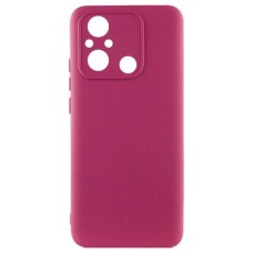 Чохол Xiaomi Poco C55, Redmi 12C, GETMAN Liquid Silk, Marsala, Бордовий