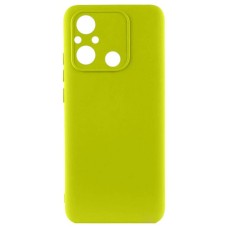 Чохол Xiaomi Poco C55, Redmi 12C, GETMAN Liquid Silk, Flash, Жовтий