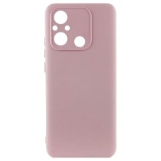 Чохол Xiaomi Poco C55, Redmi 12C, GETMAN Liquid Silk, Pink Sand, Рожевий