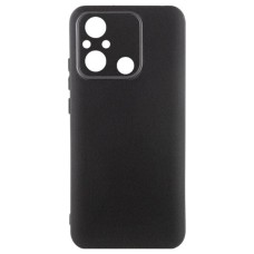 Чохол Xiaomi Poco C55, Redmi 12C, GETMAN Liquid Silk, Чорний