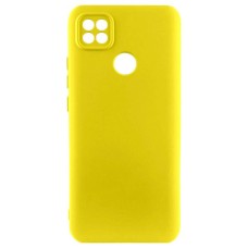 Чохол Xiaomi Redmi 10a, Redmi 9C, GETMAN Liquid Silk, Flash, Жовтий