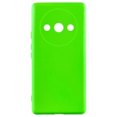 Чохол Xiaomi Poco C61, Redmi A3, GETMAN Liquid Silk, Neon Green, Салатовий