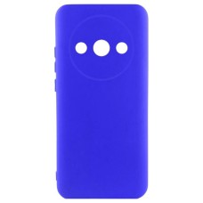 Чохол Xiaomi Poco C61, Redmi A3, GETMAN Liquid Silk, Iris, Синій