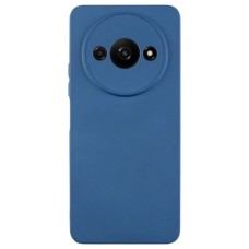 Чохол Xiaomi Poco C61, Redmi A3, GETMAN Liquid Silk, Navy Blue, Синій