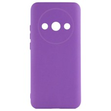 Чохол Xiaomi Poco C61, Redmi A3, GETMAN Liquid Silk, Фіолетовий