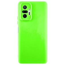 Чохол Xiaomi Redmi 10 Pro Max, Redmi Note 10 Pro, GETMAN Liquid Silk, Neon Green, Салатовий