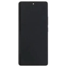 Дисплей Xiaomi Redmi Note 14 Pro 4G, з сенсором, з рамкою, OLED, Чорний