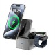Беспроводное зарядное устройство WIWU Wi-W030 Planeta Trio, Серый