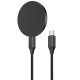 Беспроводное зарядное устройство WIWU Wi-W034 Kevlar, Черный
