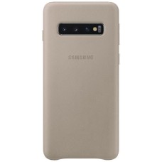 Чехол Samsung G973 Galaxy S10, Samsung Leather Cover, Серый