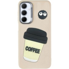 Чохол Samsung A165 Galaxy A16, A166 Galaxy A16 5G, Epik Leather Toys, Coffee, Бежевий