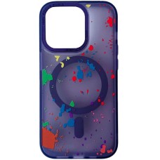 Чохол Samsung S926 Galaxy S24 Plus, Epik Flush, Dark Purple, MagSafe, Фіолетовий