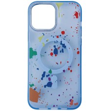 Чохол Samsung S926 Galaxy S24 Plus, Epik Flush, Lazure, MagSafe, Синій