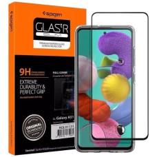 Захисне скло Samsung A515 Galaxy A51, A525 Galaxy A52, A536 Galaxy A53 5G, Spigen, Чорний