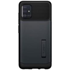 Чехол Samsung A515 Galaxy A51, M317 Galaxy M31s, Spigen Slim Armor, Metal Slate, Черный