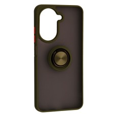 Чохол Xiaomi Poco C71, Redmi A5, Goospery Ring Case, Khaki, Зелений