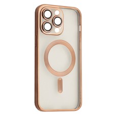 Чехол Apple iPhone 15 Pro Max, FIBRA Chrome, Desert Titanium, Золотой