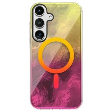 Чохол Samsung S721 Galaxy S24 FE, Shiny Mountain, Yellow-Pink, MagSafe, Жовтий