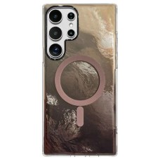 Чохол Samsung S928 Galaxy S24 Ultra, Shiny Mountain, MagSafe, Шоколадний
