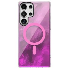 Чохол Samsung S928 Galaxy S24 Ultra, Shiny Mountain, MagSafe, Рожевий