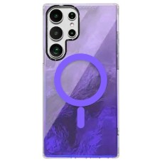 Чохол Samsung S928 Galaxy S24 Ultra, Shiny Mountain, MagSafe, Фіолетовий