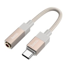 Переходник Hoco UPA32C, Type-C, 3.5 мм., Золотой